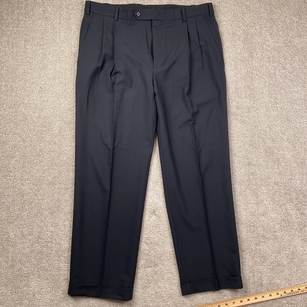 Brooks Brothers 346 Suit Mens‎ 41S 36W 29L  Naby Formal Neutral 3 Button Stretch